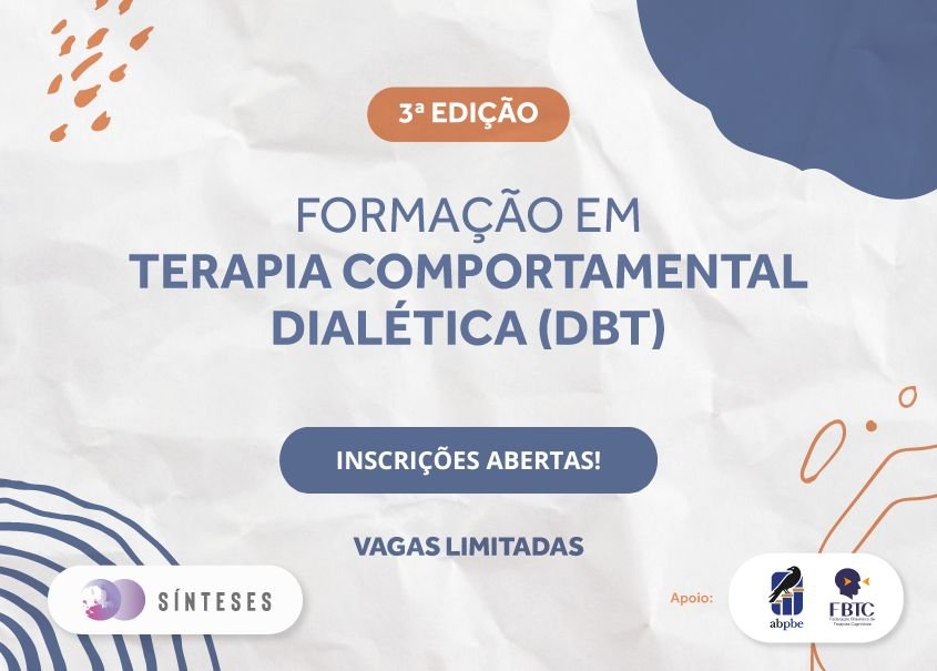 Formação em Terapia Comportamental Dialética – 3ª edição