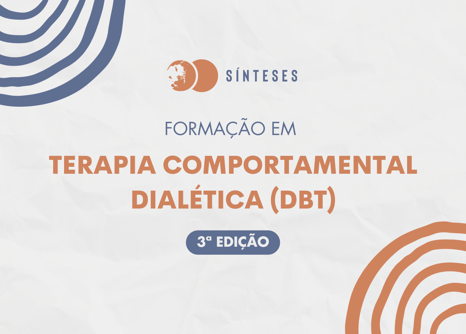 Formação em Terapia Comportamental Dialética – 3ª edição